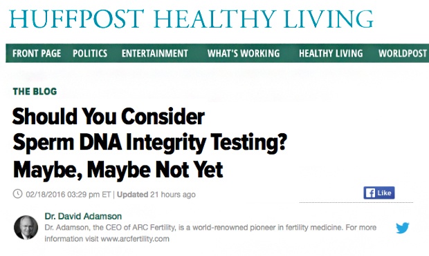Should You Consider Sperm DNA Integrity Testing? Maybe, Maybe Not Yet
