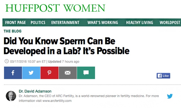Sperm can be developed in a lab