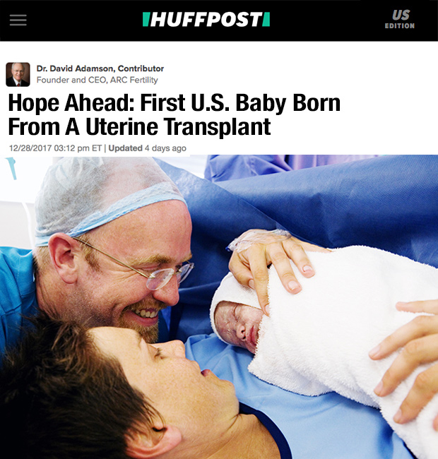 Hope Ahead: First U.S. Baby Born From A Uterine Transplant