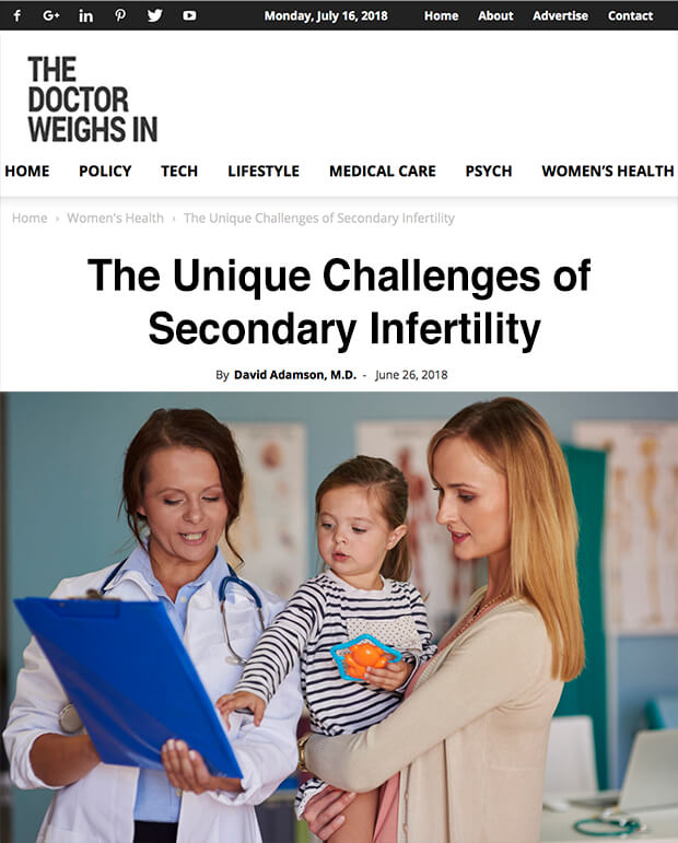 The Unique Challenges of Secondary Infertility