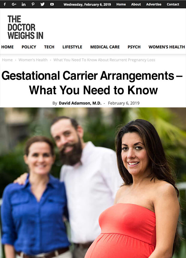 The Doctor Weighs In - Gestational Carriers