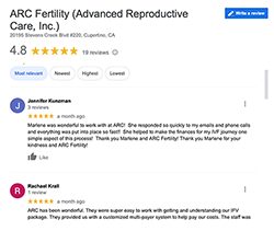 ARC's Google Reviews
