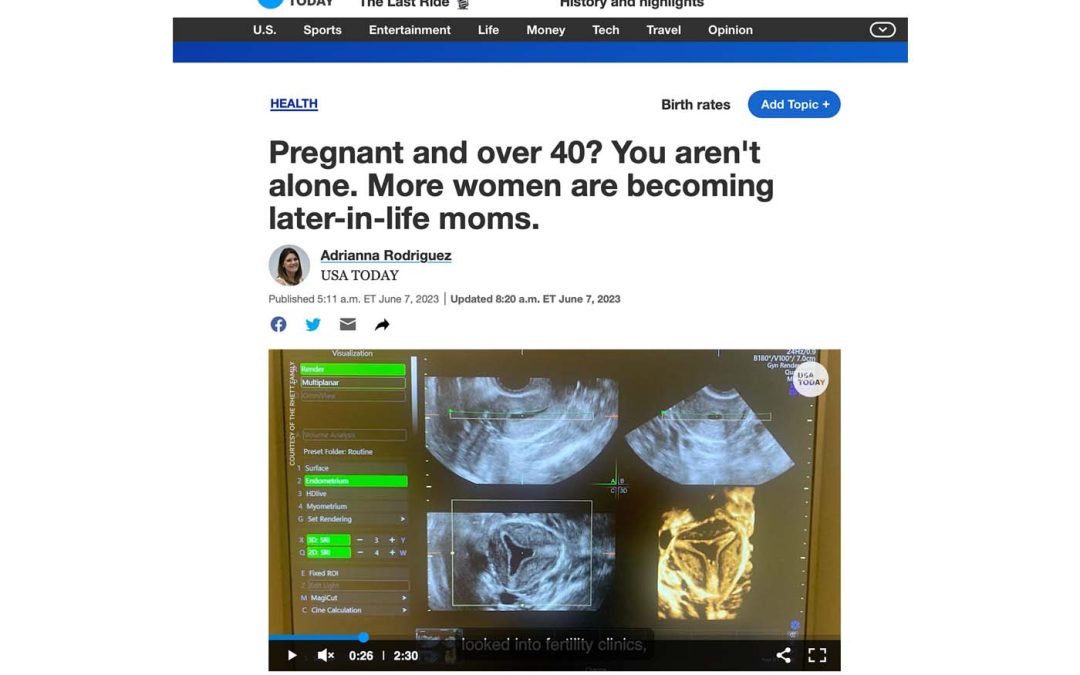 More Coverage, More IVF – Dr. Adamson Quoted in USA Today