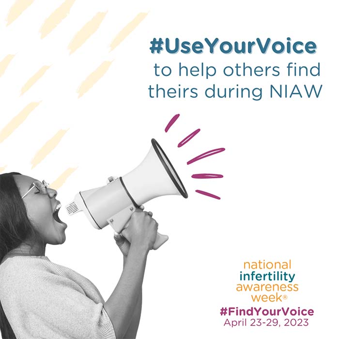 Use Your Voice to help others find theirs during NIAW