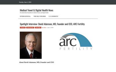 Dr. Adamson Spotlight Interview with Medical Travel & Digital Health News